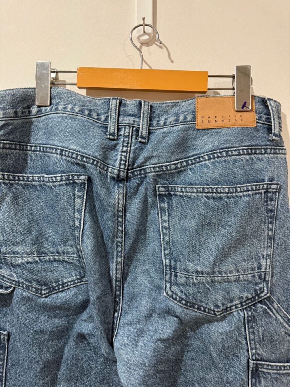PacSun Baggy Carpenter Jeans 32x32 Medium Wash Utility Denim - Picture 6 of 15